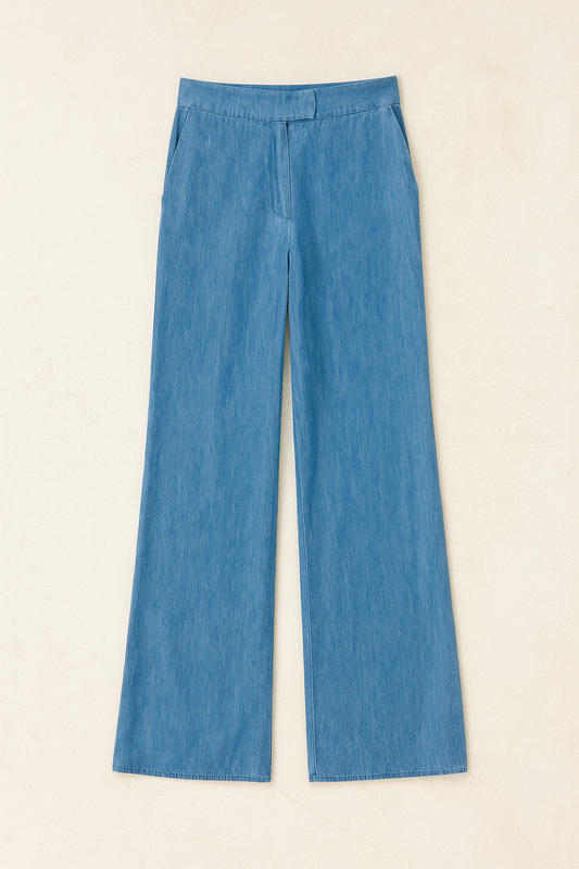 Chambray Pants