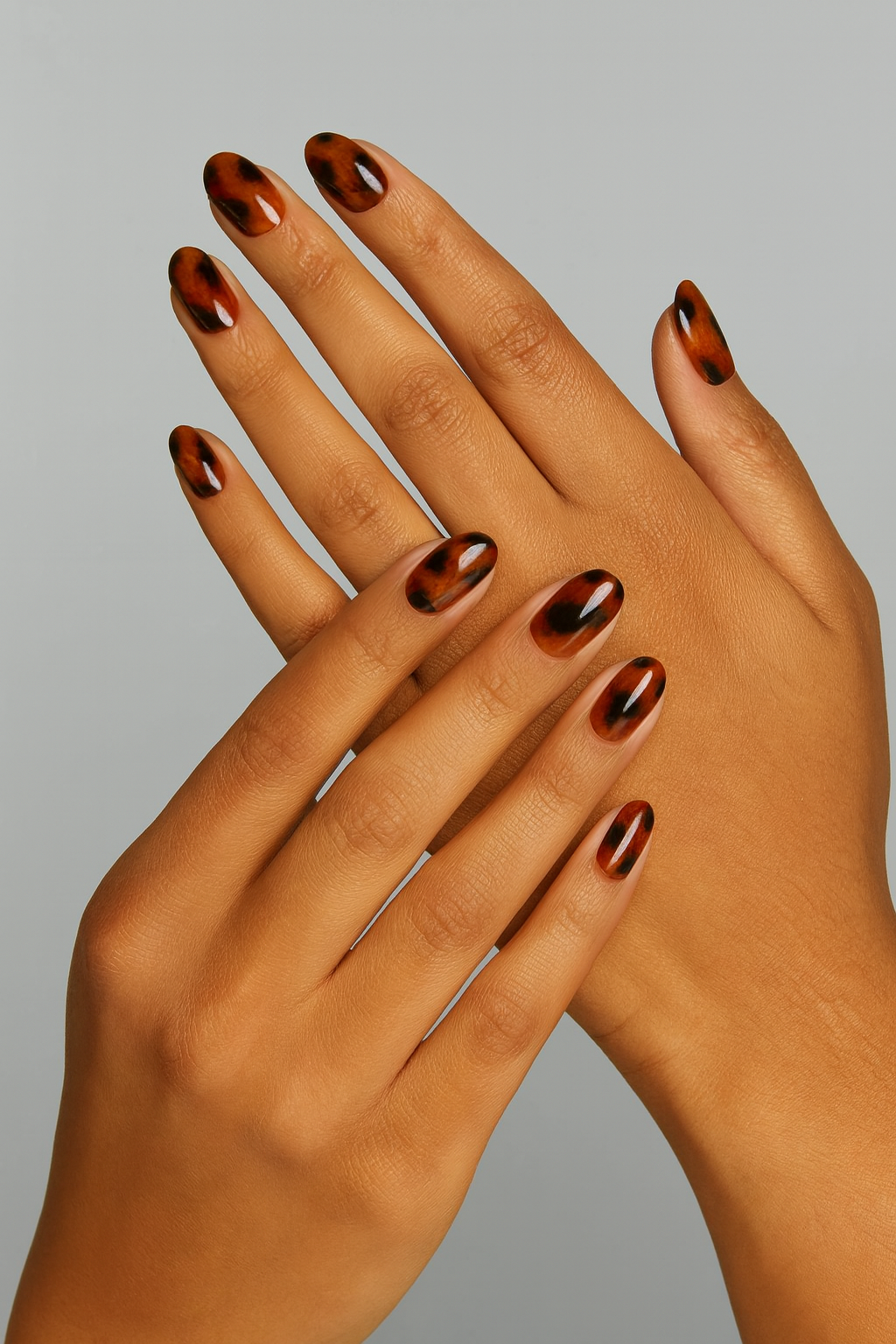 Pop on Manicure- Tortoise