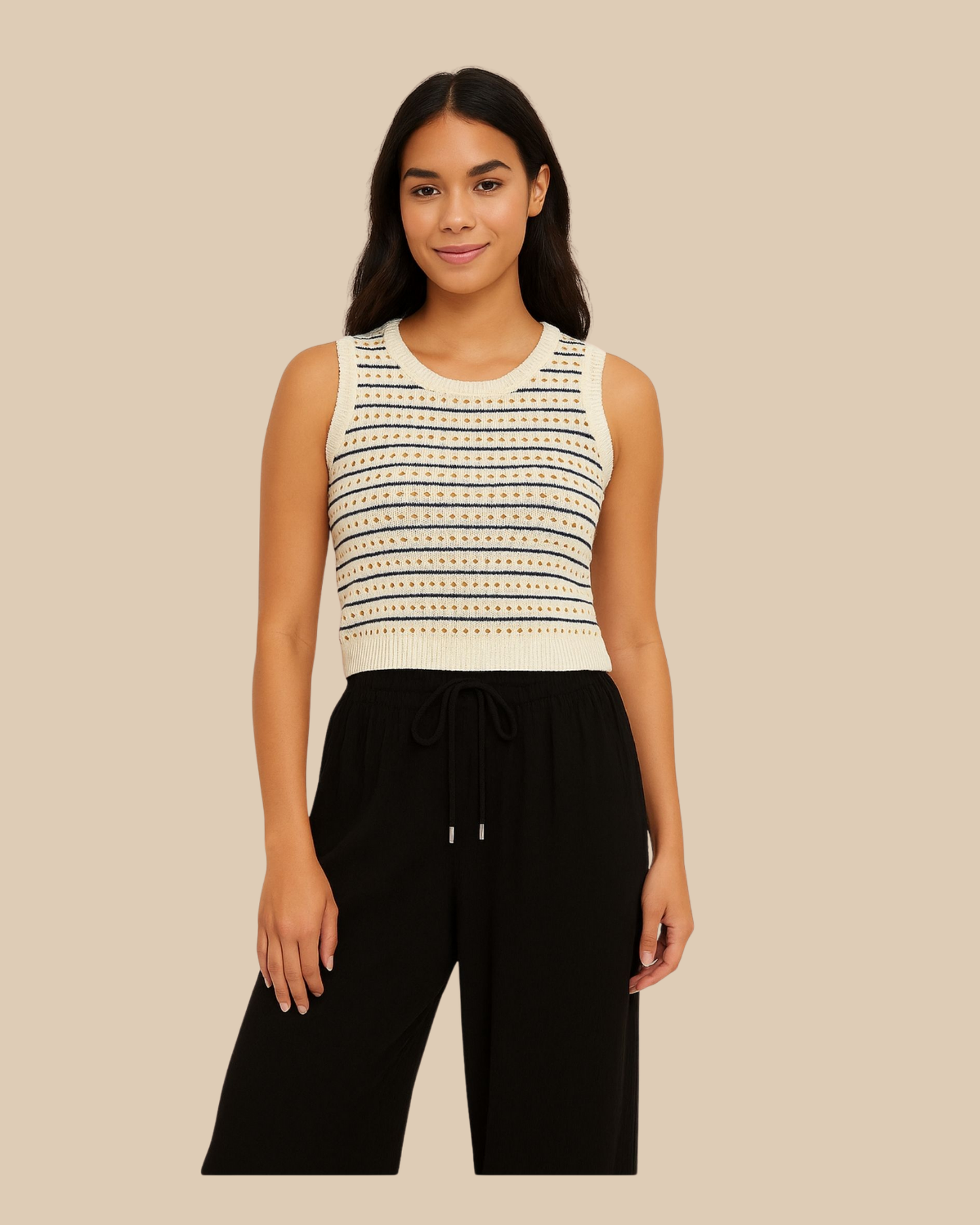 Striped Sweater Tank