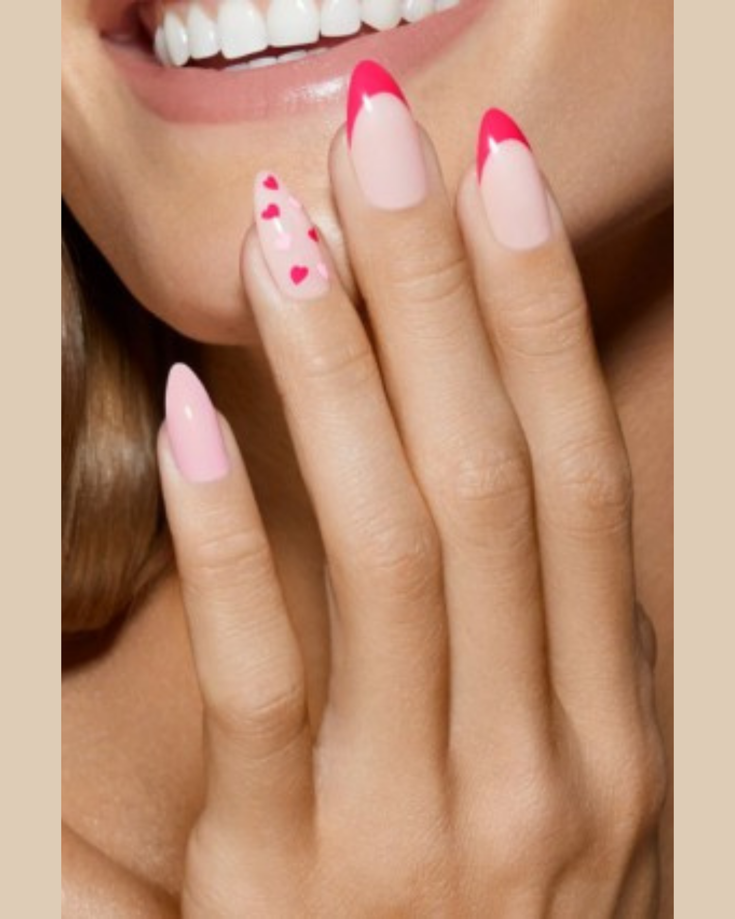 Pop on Manicure- Galentines