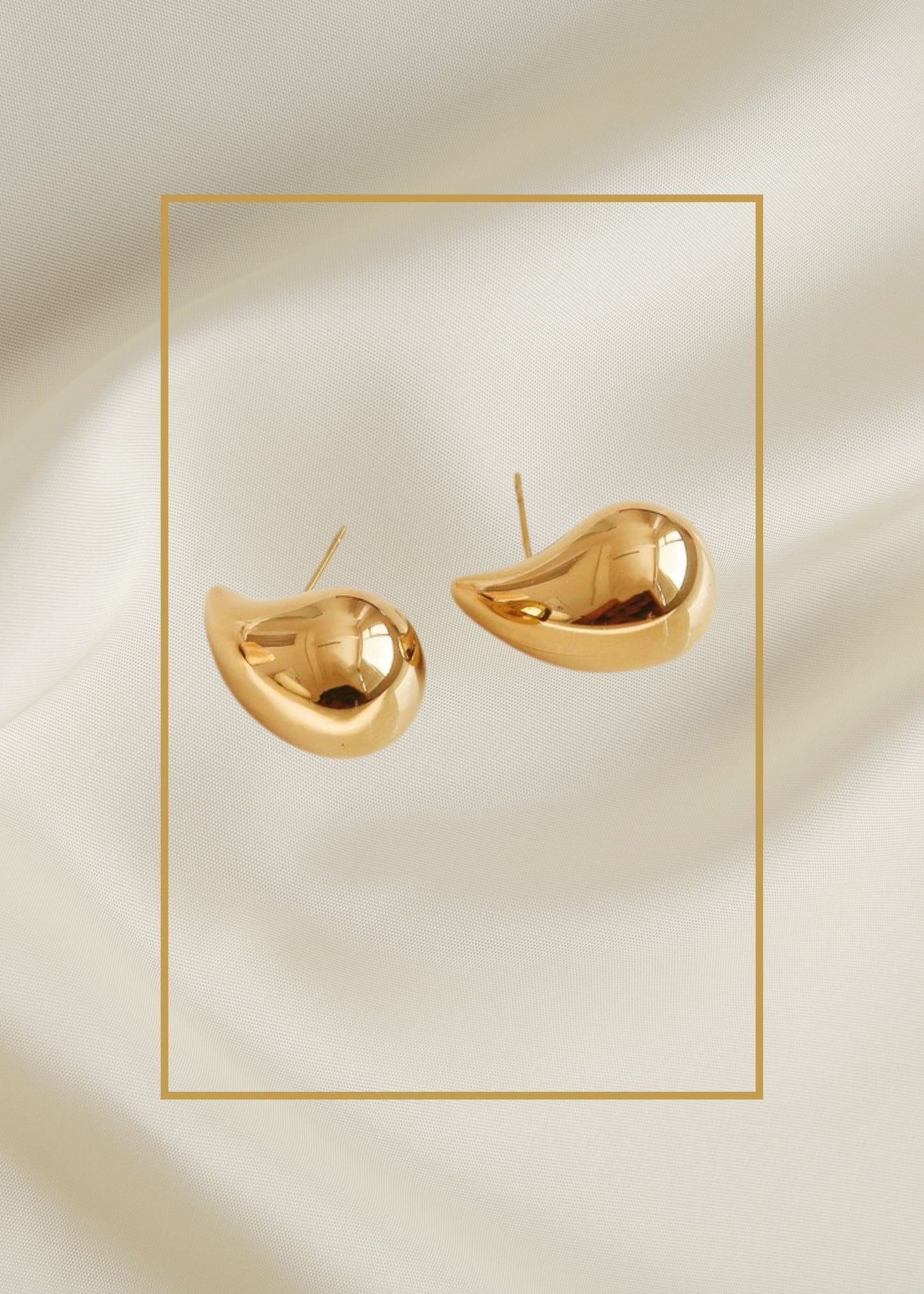 Colette Large Huggie Droplet Earring