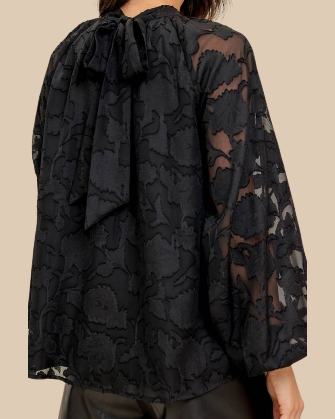 Black Lace Top