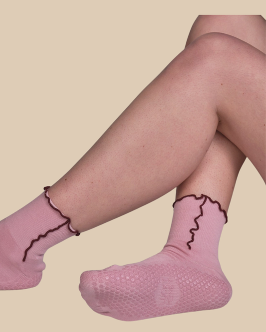 Grip Sock: Peony Kiss