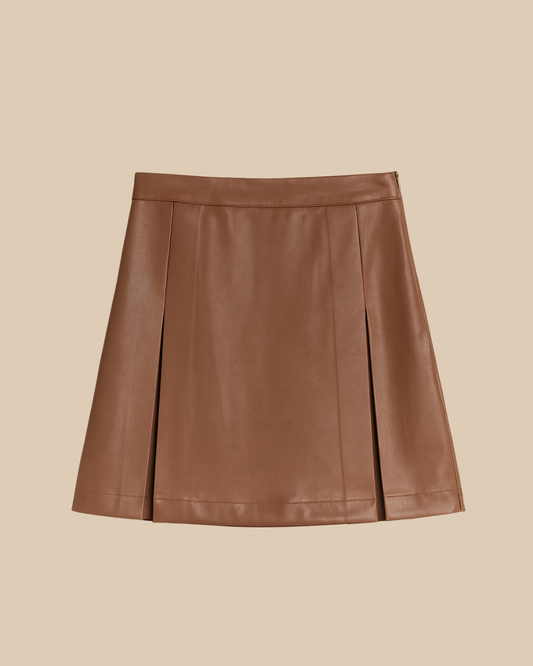 Leather Mini Skirt