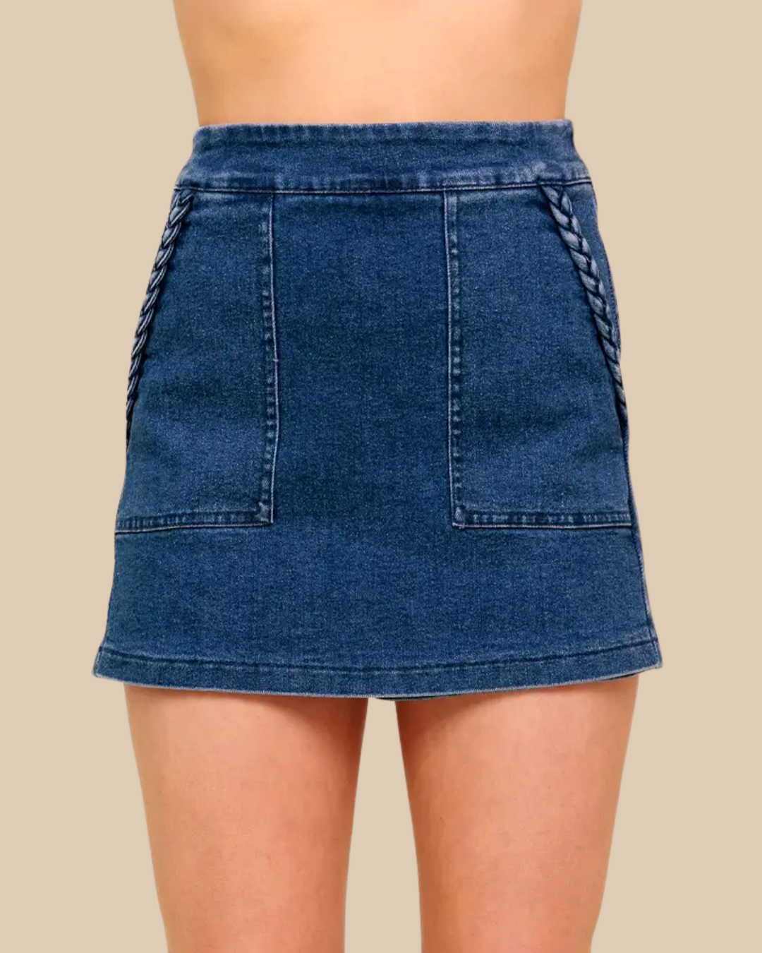 Denim Skort
