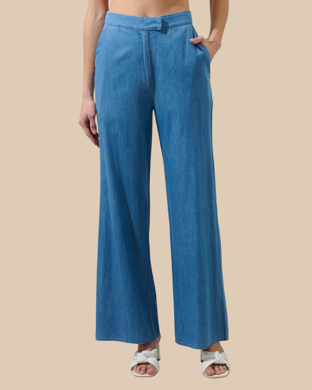 Chambray Pants