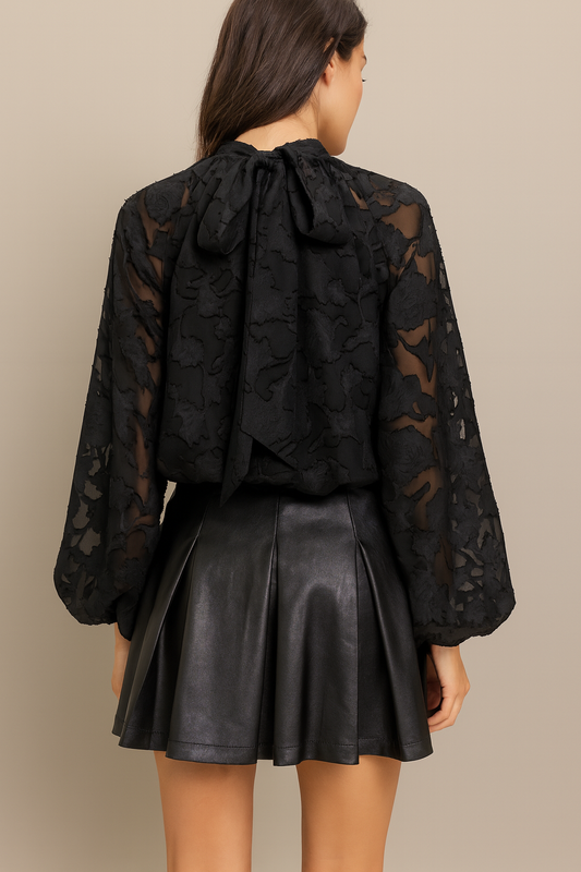 Black Lace Top