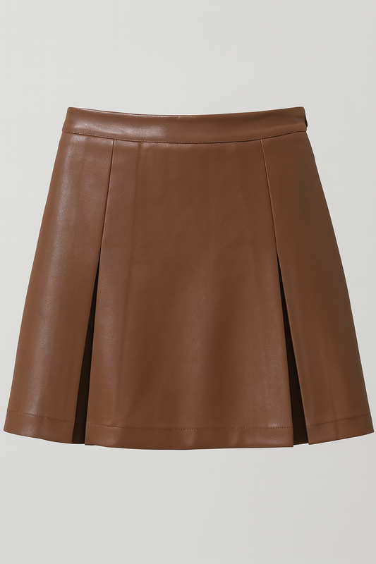 Leather Mini Skirt