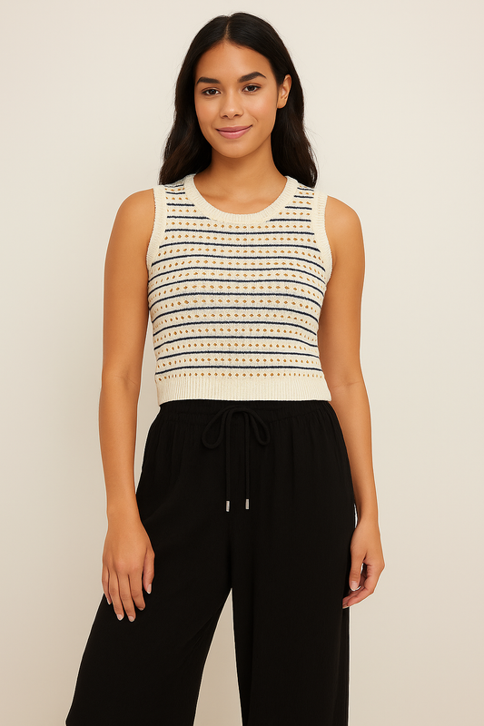 Striped Sweater Tank